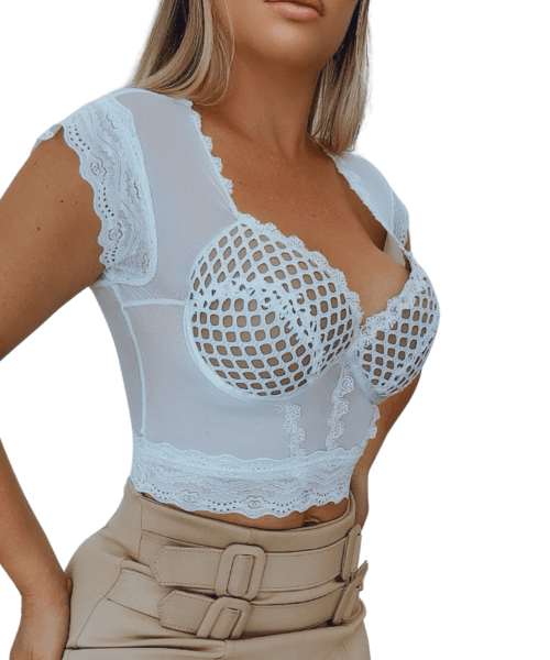 TOP LAVINE BRANCO 